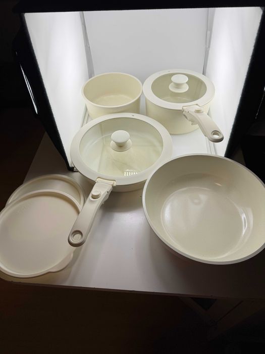 Gipp zestaw garnków patelni z uchwytami