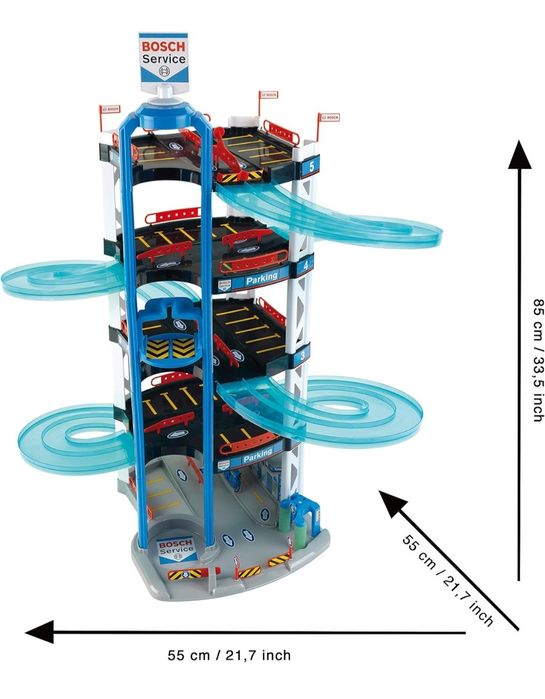 Pista garagem Bosch car service Theo Klein