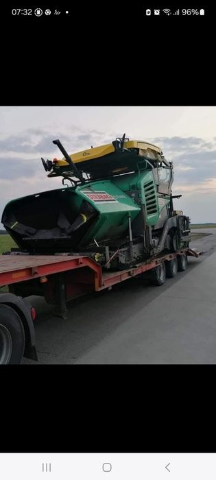 Transport maszyn budowlanych rolniczych