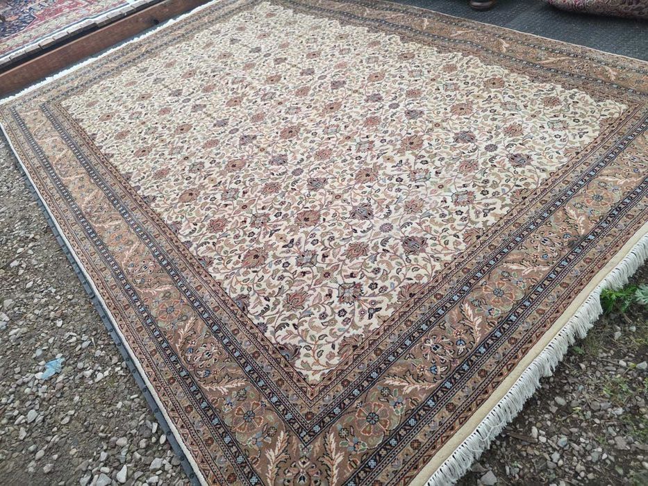 Duży dywan orientalny ręcznie tkany Indie 247 × 347 cm #677 Stylowy Węgrów