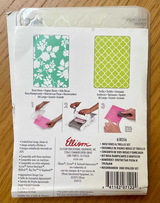Moldes embossing Sizzix