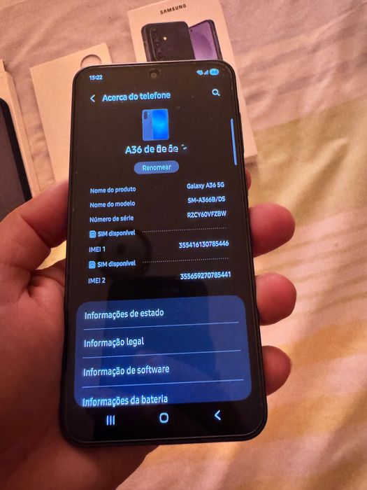 Telefone Samsung Galaxy A36 NOVO
