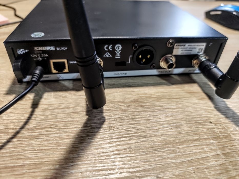 Mikrofon bezprzewodowy shure QLXD dla Dja szkoły kościoła zespołu