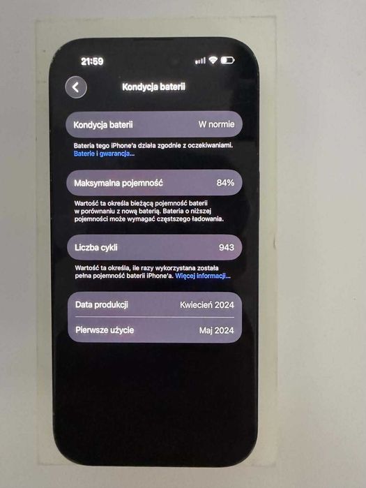 Telefon iphone 15 128gb