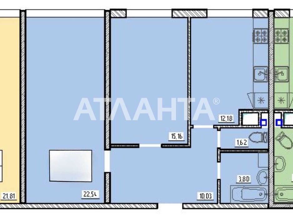 2-кімнатна квартира за адресою (площа 65,1 м²) - Atlanta.ua - фото 19