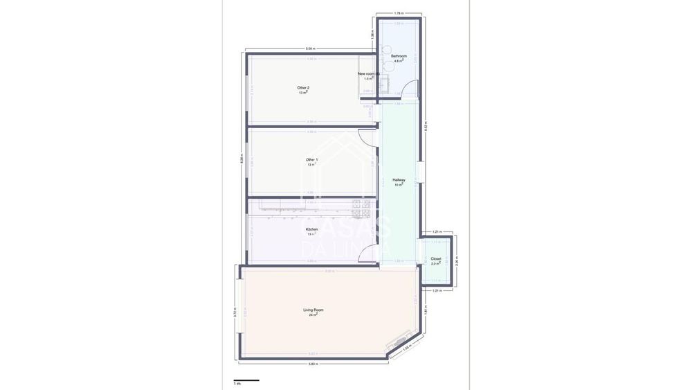 Apartamento T2 em São Marcos