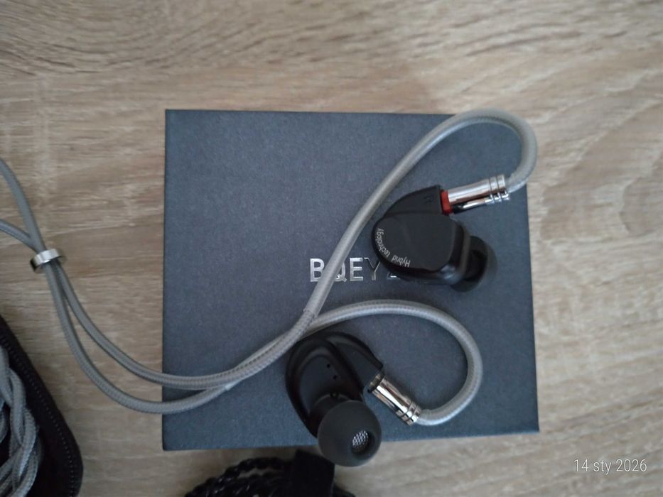 Słuchawki IEM BQEYZ K2 + kabel NICEHCK JIALAI - Stan wzorowy