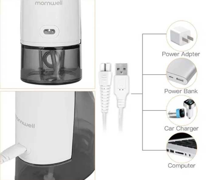 Портативный ирригатор MORNWELL D52-WE3 300 мл Іригатор USB морнвелл