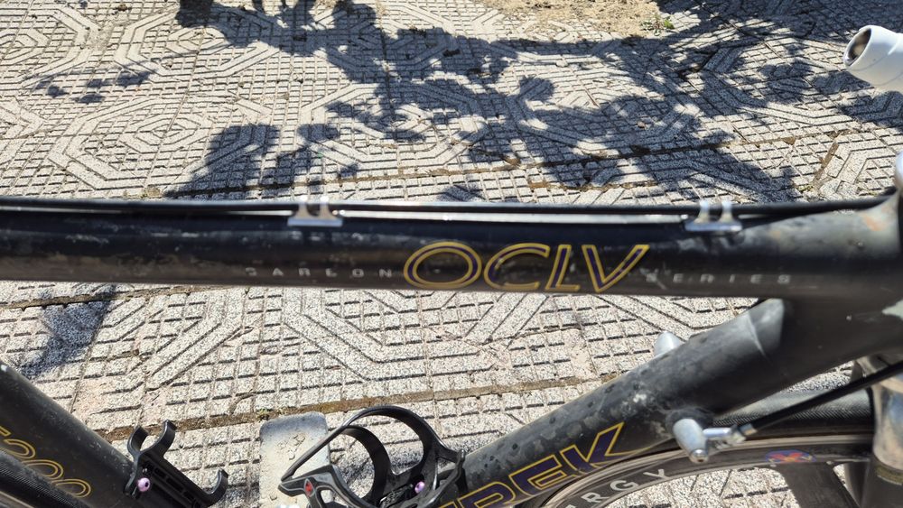 TREK 5200 OCLV Carbon – Made in USA – Rodas Spinergy Rev-X Carbon – Clássica de Coleção