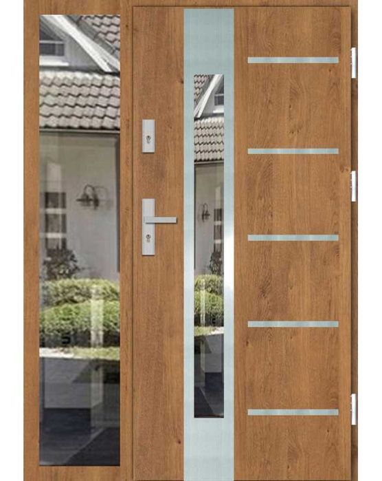 drzwi z naświetlem bocznym 121x209, 131x209, 141x209, 151x209, 161x209