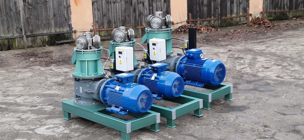Peleciarka 22kW 18,5kW 3R 310mm, do pelletu w klasie A1, Produkt POLSKI