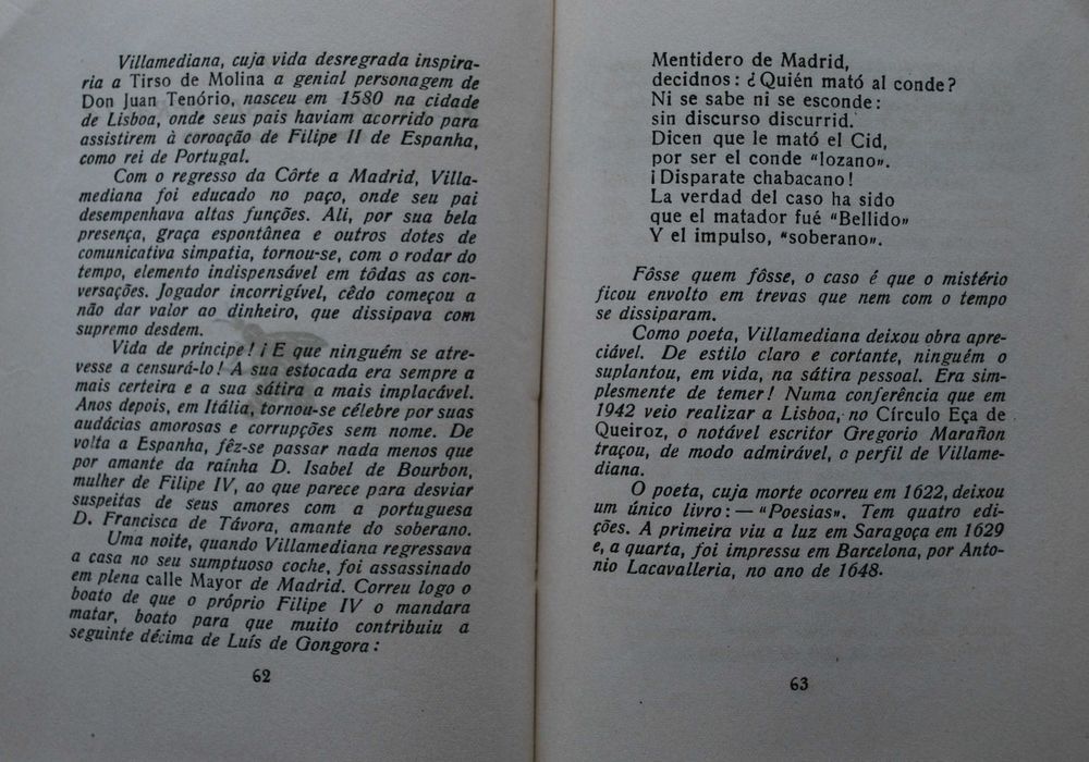 Cem Epigramas Espanhóis (1.ª Edição ano 1943)