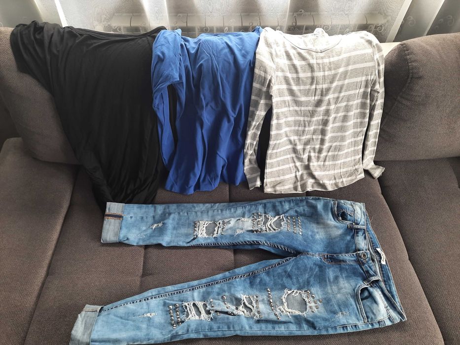 Paka ubrań 36-38 s-m 16 elementów