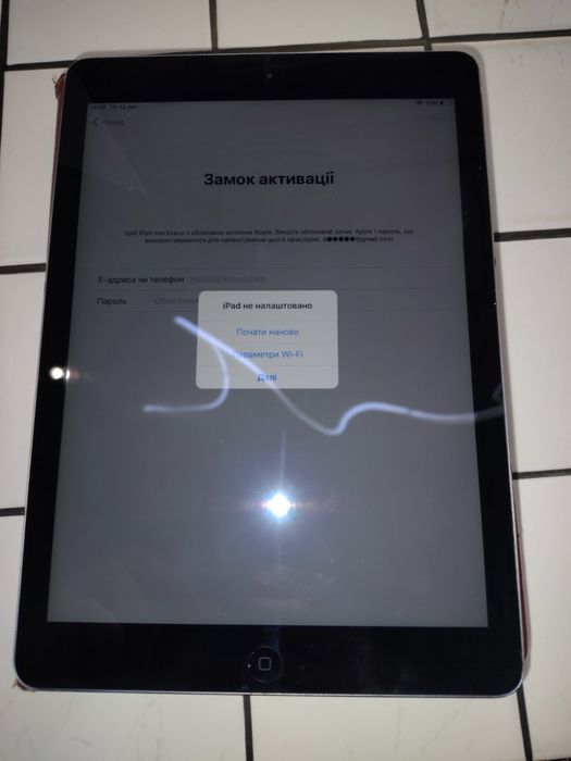 Айпад А1474 з айклауд