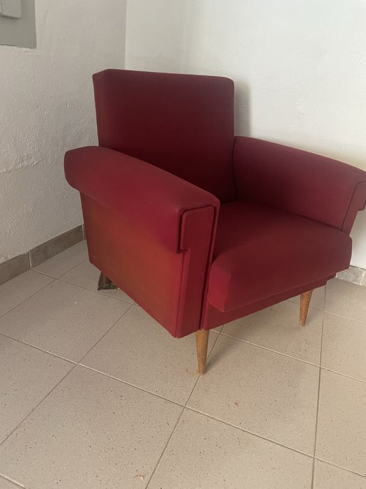 Cadeirão/Sofa Vermelha