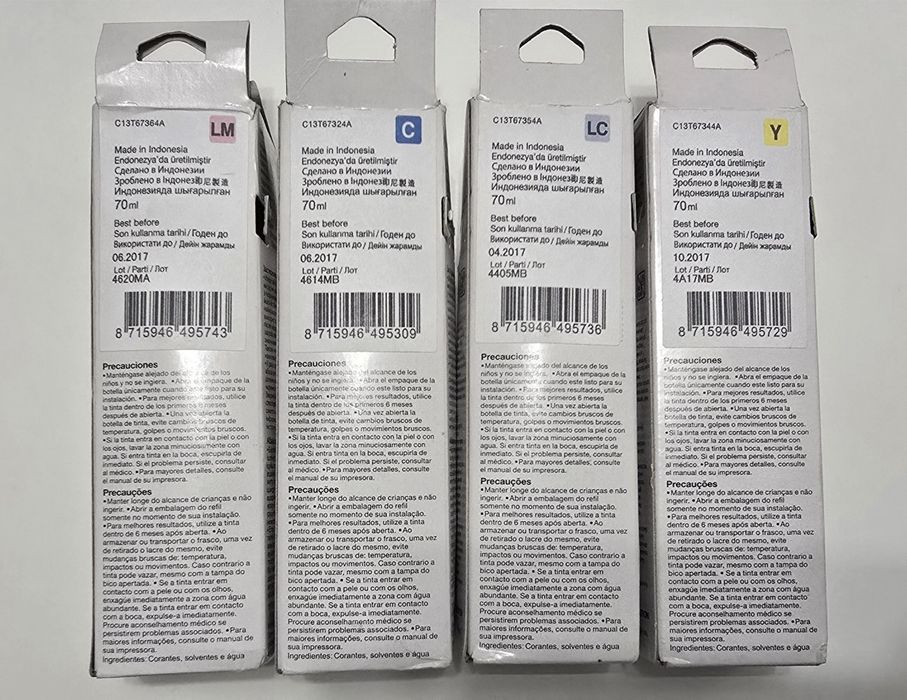 Tusze Epson t6732 t6734 t6735 t6736 4 szt