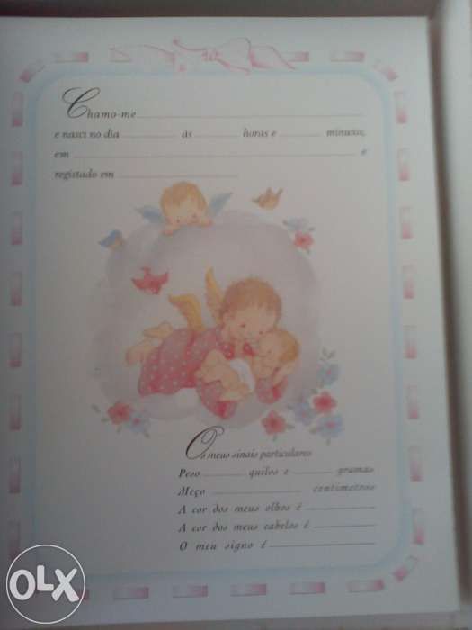 Álbuns em Prata de lei de nascimento bebe