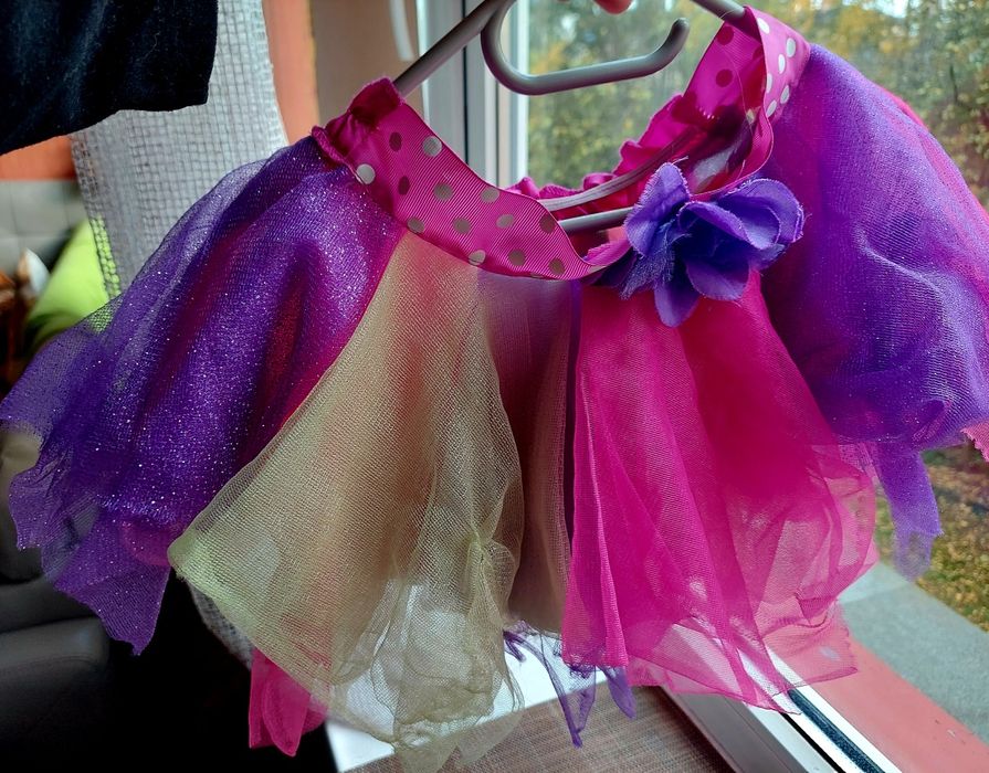 Spódniczka tutu tiulowa kolorowa