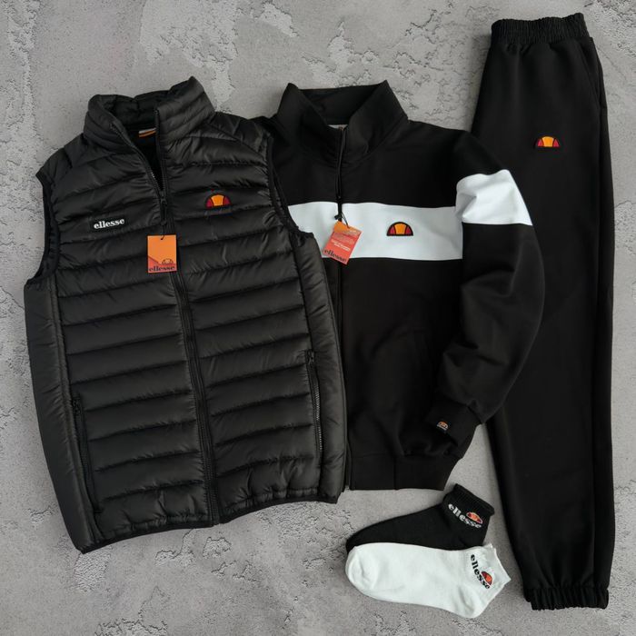 Чоловічий спортивний костюм еліс набір Ellesse [S-XXL] + шкарпетки!