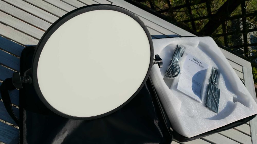 Lampa Soft LED Ultra Slim MITOYA SUN 35W Bi-color