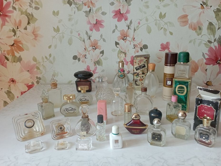 Пустые флаконы от духов одеколонов Франция СССР