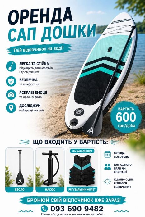 Оренда sap,сап-дошка, сап,