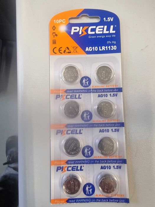 Pilhas LR1130, cada 0,75€