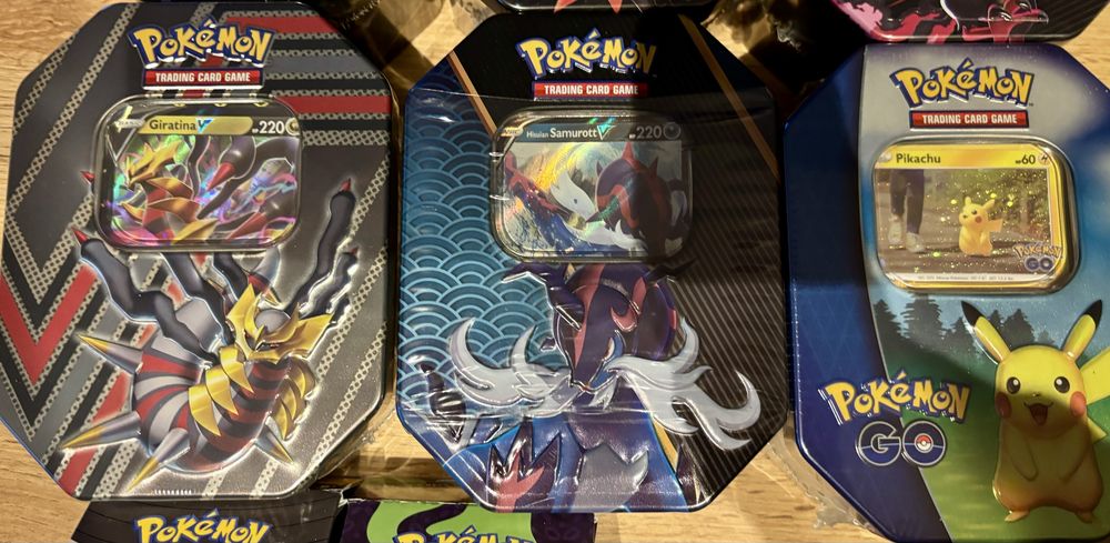 crown zenith tins, pokemon go, Cyrus /klara