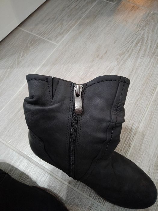 Buty skórzane Marco Tozzi