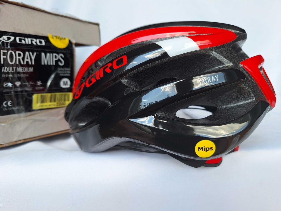 Kask rowerowy Giro Foray Mips Bright Red Black M 55-59cm