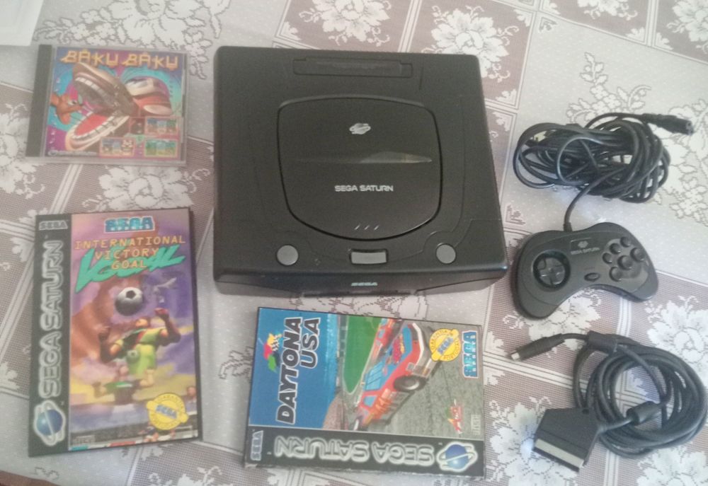 Consola sega saturn pra coleção
