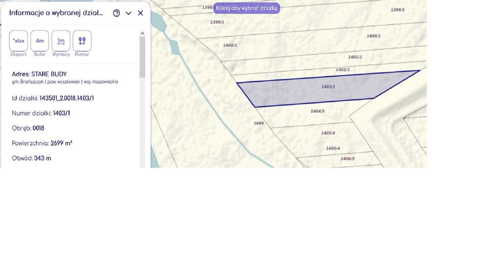 Sprzedam użytek rolny, działki rolne, gmina Brańszczyk, Stare Budy