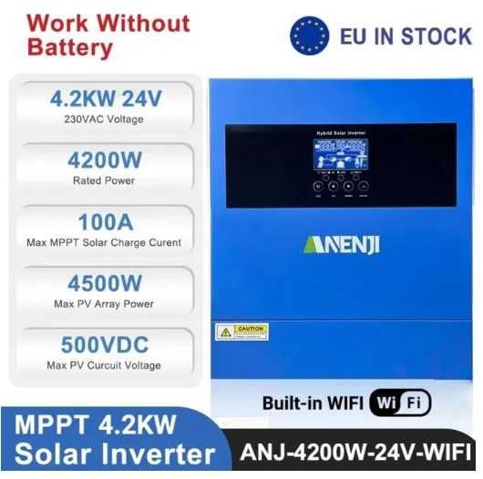 Гібрідний сонячний інвертор  ANENJI 4,2 квт