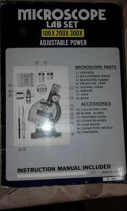 Mini microscópio novo