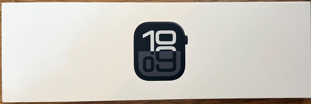 Apple Watch Series 10 GPS 46 mm (preto)- novo, 3 anos de garantia