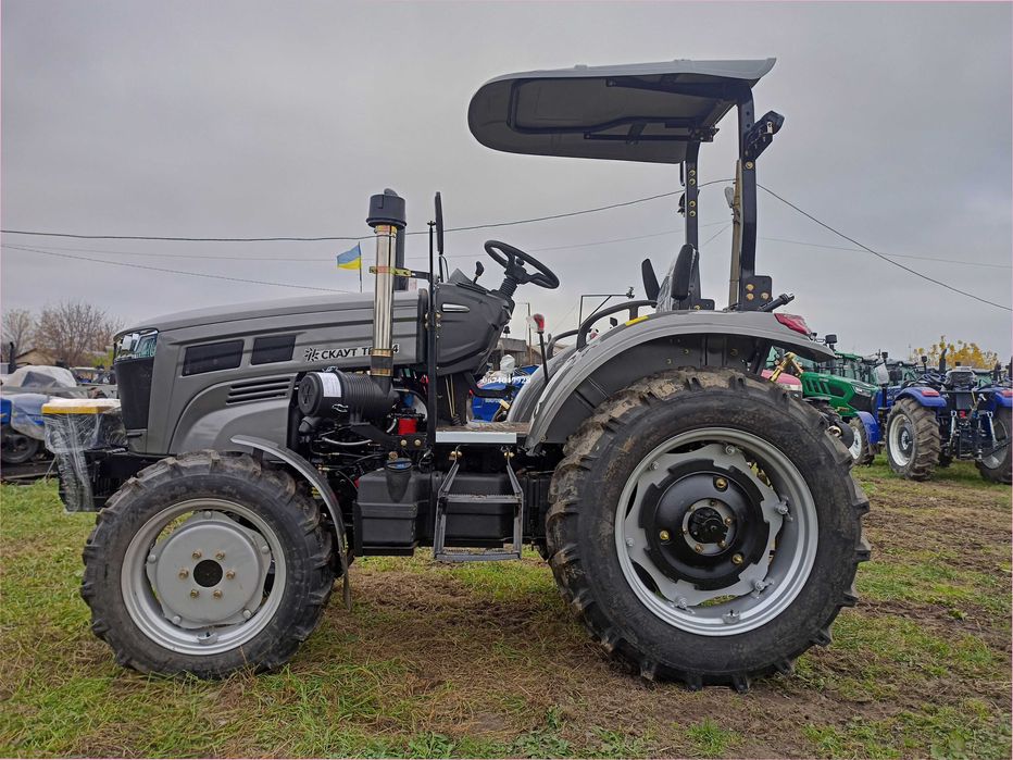 Скаут ТЕ-504 SR Трактор з козирком 50 к.с. Доставка без ПЕРЕДОПЛАТИ!