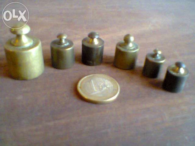 Pesos de Balança de latão