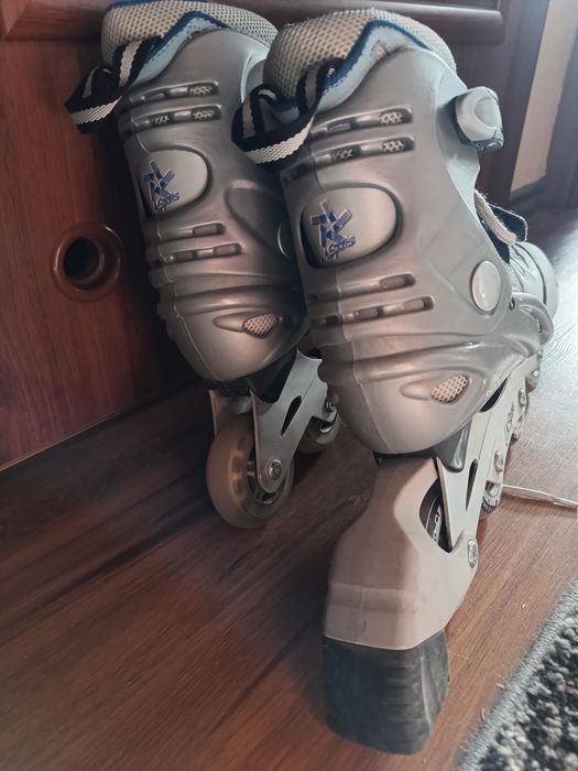 Rolki damskie 40/41 szare