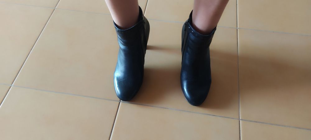 Botas Rockport trutech pele genuína NR 37.5 novas