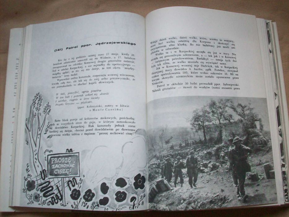 Bitwa o Monte Cassino, M.Wańkowicz, 3 tomy, oprawa twarda, 1989.