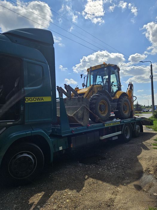 Transport maszyn, usługi transportowe, transport pomoc drogowa