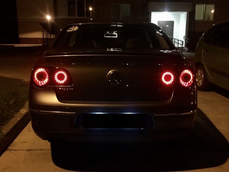 Passat B6 LED кільця в фонарі VW Golf, VW Jetta, OowoO