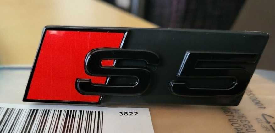 NOWY znaczek czarny S5 czarne emblemat