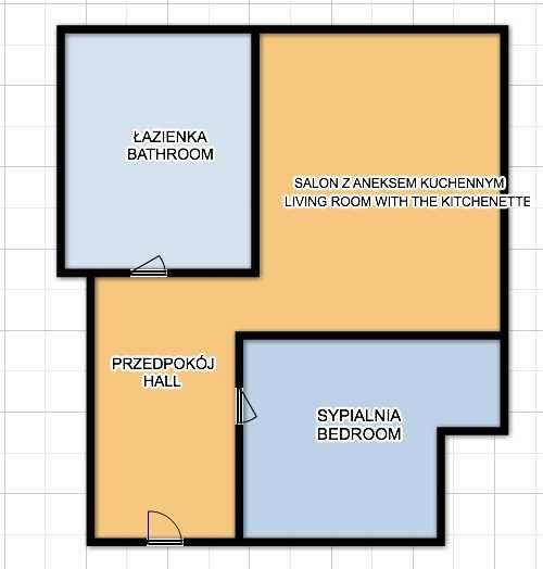 2-pok 53m2 przy Młynówce *w sercu Krowodrzy* ul. Kazimierza Wielkiego