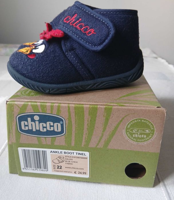 Pantufas de criança Chicco, tamanho 22