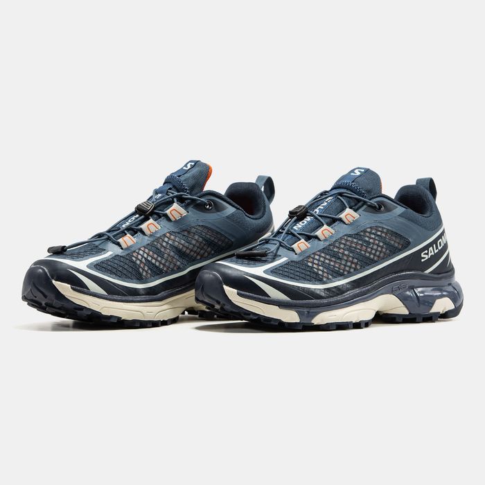 ТОП ПРОДАЖ! Salomon XT-6 FT Navy White 41 42 43 44 45 46 соломони сині