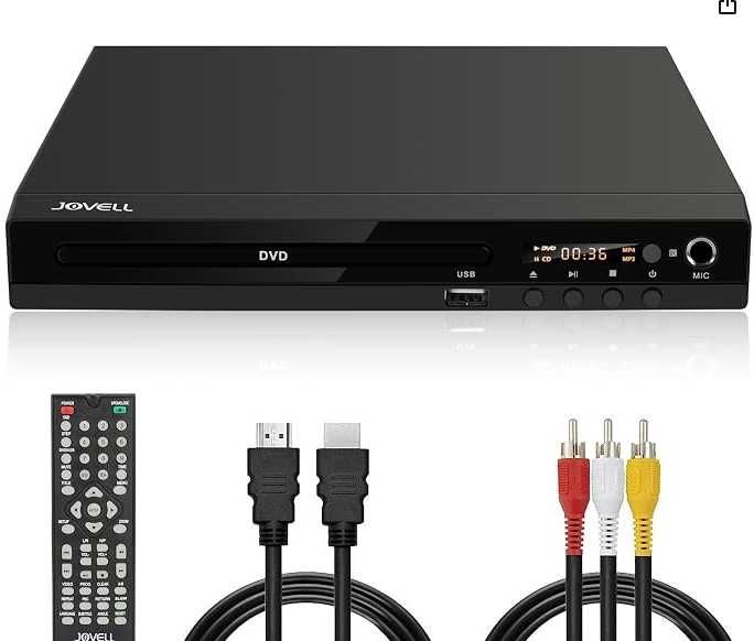 Kompaktowy odtwarzacz DVD ze złączem SCART  odtwarzacz CD z wyjściem HDMI/AV, wejście USB, 1080P