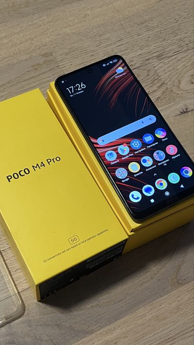 Poco M4 Pro 5G 6/128GB (Power Black) Повністю робочий, нюанс по екрану