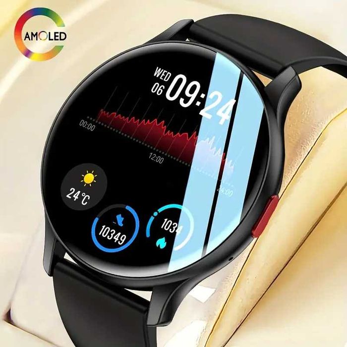 Smartwatch SENBONO z dużym wyświetlaczem HD AMOLED