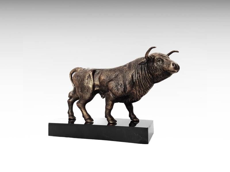 Escultura de ferro fundido - Touro